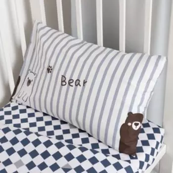 Постельное бельё беби LoveLife "Мишки" 112х147 см, 60х120+20 см, 40х60 см, 100% хлопок, сатин