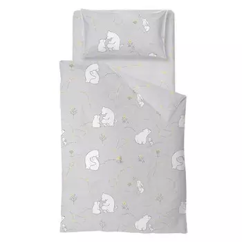 Постельное бельё детское «Мишутка», размер 147x213 см, 112x147 см, 40x60 см