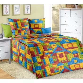 Постельное бельё детское, размер 100x150 см, 112x147 см, 40x60 см