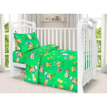 Постельное бельё детское, размер 110x150 см, 110x145 см, 40x60 см