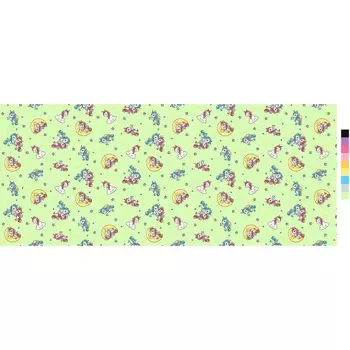 Постельное бельё детское, размер 110x150 см, 110x145 см, 40x60 см