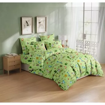 Постельное бельё детское, размер 110x150 см, 110x145 см, 40x60 см