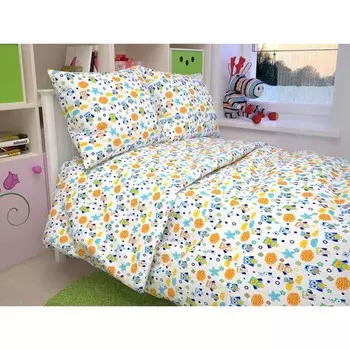 Постельное бельё детское, размер 110x150 см, 110x145 см, 40x60 см