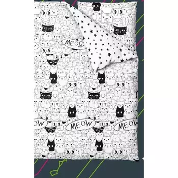 Постельное бельё детское, размер 150х214 см, 145х215 см, 70x70 см - 2 шт