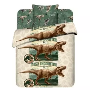 Постельное бельё детское «Тирекс», 150х214 см, 145х215 см, 70х70 см