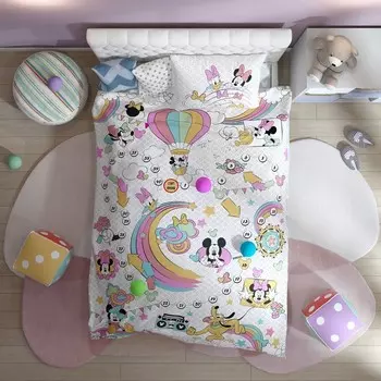 Постельное бельё Disney 1,5 сп, размер 148x215 см, 148x210 см, 50x70 см