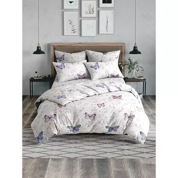 Постельное бельё дуэт «Альвина», размер 240х215 см, 215х145 см - 2 шт, 70х70 см - 2 шт