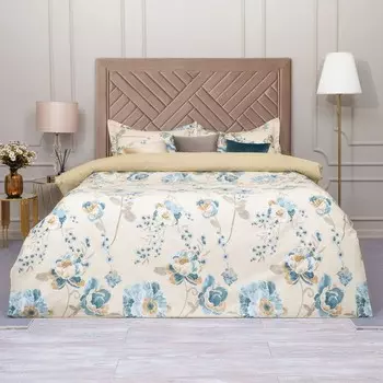 Постельное бельё дуэт Arya Home Simple Living Laurette, размер 240х260 см, 160х220 см - 2 шт, 50х70 см - 2 шт