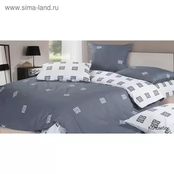 Постельное бельё дуэт «Коломбо», размер 220х240 см, 145х215 см - 2 шт, 70х70 см - 2 шт, 50х70 см - 2 шт