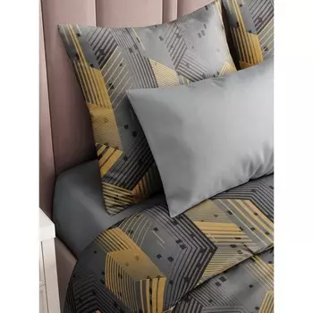 Постельное бельё дуэт Magma, размер 214х240 см, 143х215 см - 2 шт, 70х70 см - 2 шт