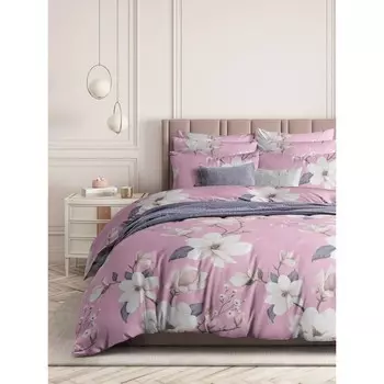 Постельное бельё дуэт Magnolia, размер 214х240 см, 143х215 см - 2 шт, 70х70 см - 2 шт