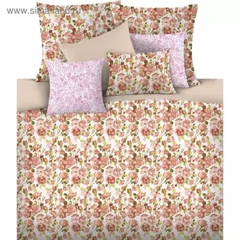 Постельное бельё дуэт Mira, размер 200х215 см, 145х210 см - 2 шт, 50х70 см - 2 шт