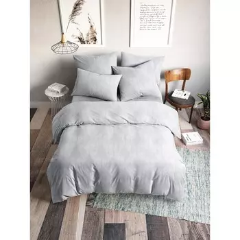 Постельное бельё дуэт «Перья», размер 240х220 см, 215х145 см - 2 шт, 70х70 см - 2 шт