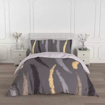 Постельное бельё дуэт, размер 215x240 см, 145x215 см - 2 шт, 70x70 см - 2 шт