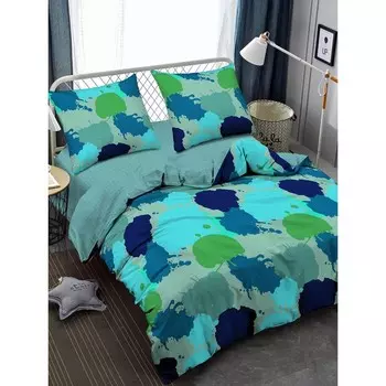 Постельное бельё дуэт, размер 215x240 см, 145x215 см - 2 шт, 70x70 см - 2 шт