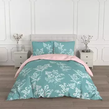 Постельное бельё дуэт, размер 215x240 см, 145x215 см - 2 шт, 70x70 см - 2 шт