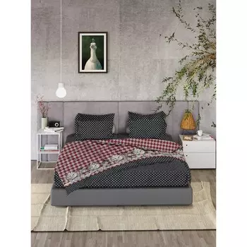 Постельное бельё дуэт, размер 220х240 см, 145х215 см - 2 шт, 50х70 см - 2 шт