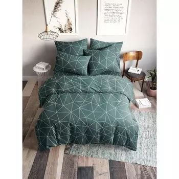 Постельное бельё дуэт, размер 220х240 см, 145х215 см - 2 шт, 50х70 см - 2 шт