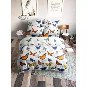 Постельное бельё дуэт, размер 220х240 см, 145х215 см - 2 шт, 50х70 см - 2 шт