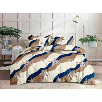 Постельное бельё дуэт, размер 220x240 см, 150x215 см - 2 шт, 70x70 см - 2 шт