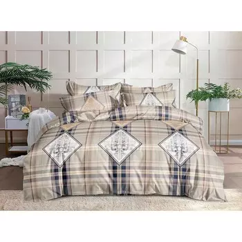 Постельное бельё дуэт, размер 220x240 см, 150x215 см - 2 шт, 70x70 см - 2 шт