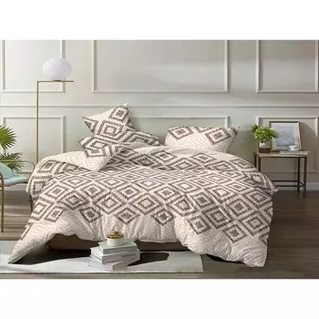 Постельное бельё дуэт, размер 220x240 см, 150x215 см - 2 шт, 70x70 см - 2 шт