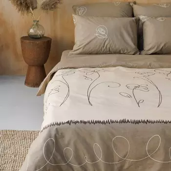 Постельное бельё дуэт, размер 220x240 см, 148x215 см - 2 шт, 70x70 см - 2 шт