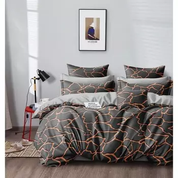 Постельное бельё дуэт, размер 220x240 см, 150x215 см - 2 шт, 70x70 см - 2 шт