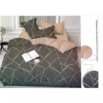 Постельное бельё дуэт, размер 220x240 см, 150x215 см - 2 шт, 70x70 см - 2 шт