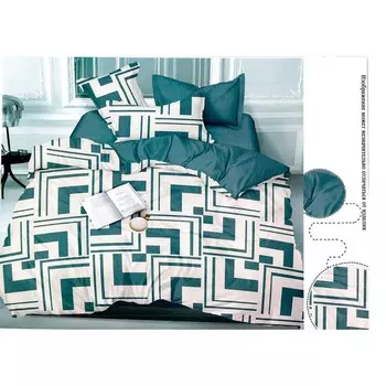 Постельное бельё дуэт, размер 220x240 см, 150x215 см - 2 шт, 70x70 см - 2 шт