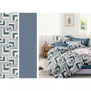 Постельное бельё дуэт, размер 220x240 см, 150x215 см - 2 шт, 50x70 см - 2 шт