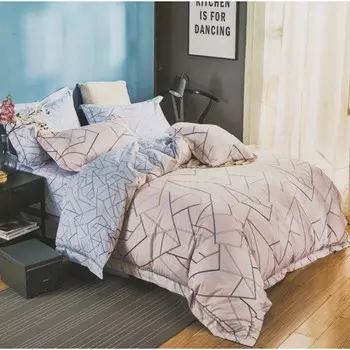 Постельное бельё дуэт, размер 220x240 см, 150x215 см - 2 шт, 70x70 см - 2 шт