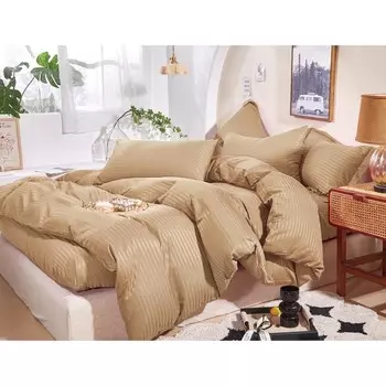 Постельное бельё дуэт, размер 220x240 см, 150х215 см - 2 шт, 50x70 см - 2 шт