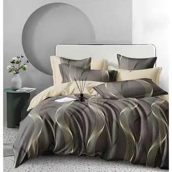 Постельное бельё дуэт, размер 220x240 см, 150х215 см - 2 шт, 70x70 см - 2 шт