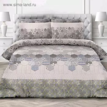 Постельное бельё дуэт, размер 220x240 см, 150x215 см - 2 шт, 70x70 см - 2 шт