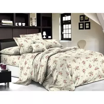 Постельное бельё дуэт, размер 220x240 см, 150x215 см - 2 шт, 70x70 см - 2 шт