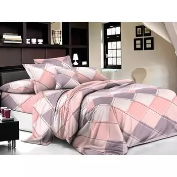 Постельное бельё дуэт, размер 220x240 см, 150x215 см - 2 шт, 70x70 см - 2 шт