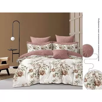 Постельное бельё дуэт, размер 220x240 см, 150x215 см - 2 шт, 70x70 см - 2 шт