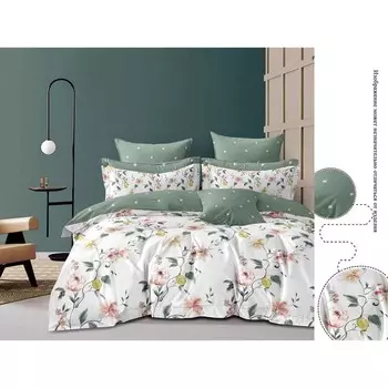 Постельное бельё дуэт, размер 220x240 см, 150x215 см - 2 шт, 70x70 см - 2 шт