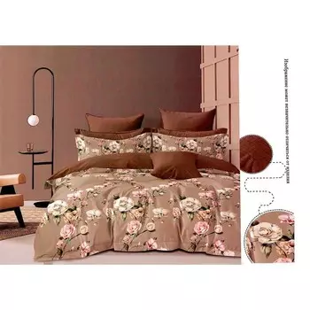 Постельное бельё дуэт, размер 220x240 см, 150x215 см - 2 шт, 70x70 см - 2 шт