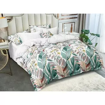 Постельное бельё дуэт, размер 220x240 см, 145x210 см - 2 шт, 70x70 см - 2 шт