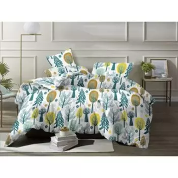 Постельное бельё дуэт, размер 220x240 см, 150x215 см - 2 шт, 70x70 см - 2 шт