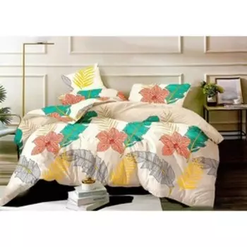 Постельное бельё дуэт, размер 220x240 см, 150x215 см - 2 шт, 70x70 см - 2 шт