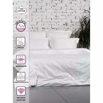 Постельное бельё дуэт «Роза», размер 240x260 см, 145х210 см - 2 шт, 50x70 см - 2 шт, 70x70 см - 2 шт