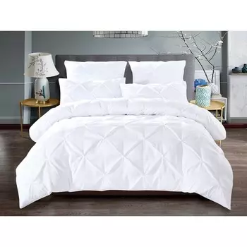 Постельное бельё дуэт с простынёй на резинке Casa Mare, размер 200x200x25 см, 150x210 см - 2 шт, 50x70 см - 2 шт, 70x70 см - 2 шт