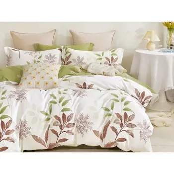 Постельное бельё дуэт Satin de Luxe, размер 230x250 см, 150x210 см - 2 шт, 50x70 см - 2 шт, 70x70 см - 2 шт