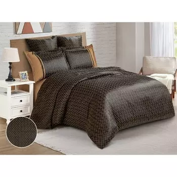 Постельное бельё дуэт Satin Jacquard, размер 230x250 см, 150x215 см - 2 шт, 50x70 см - 2 шт, 70x70 см - 2 шт