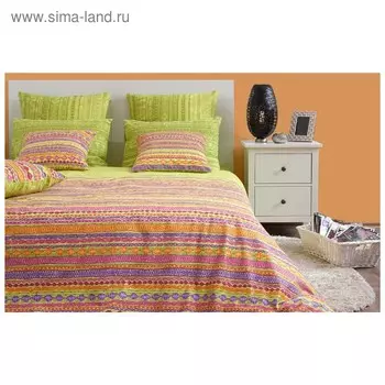 Постельное бельё дуэт «Танзания», размер 220x240 см, 140x205 см - 2 шт, 70x70 см - 2 шт