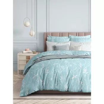 Постельное бельё евро Aquаrius, размер 240х214 см, 220х215 см, 70х70 см - 2 шт