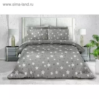 Постельное бельё евро АврораТексДизайн, размер 220x240 см, 200x220 см, 70x70 см - 2 шт